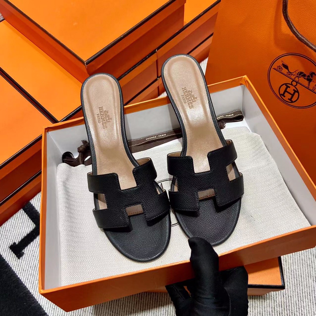 에르메스 올수공 오아시스 슬리퍼 샌들 앱송 48